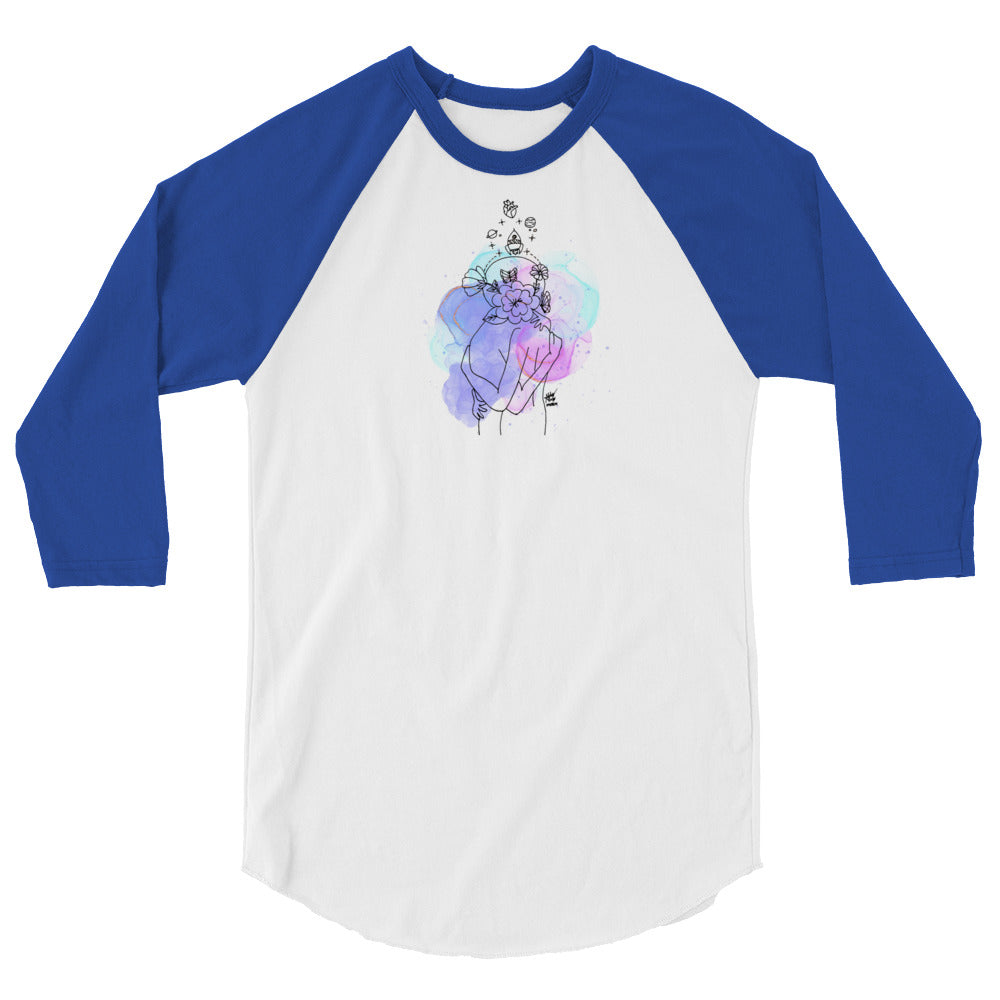 Bluehug playera mediamanga